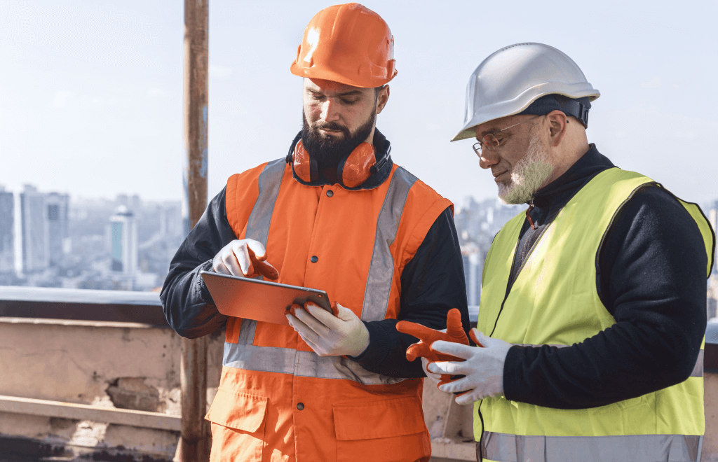 Bauunternehmen mit mehreren Baustellen